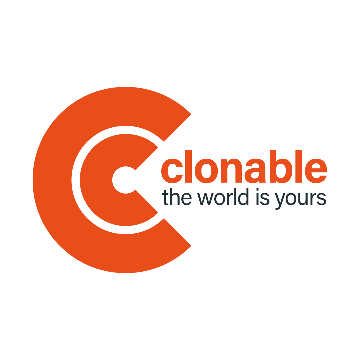Clonable スローガン・ロゴ